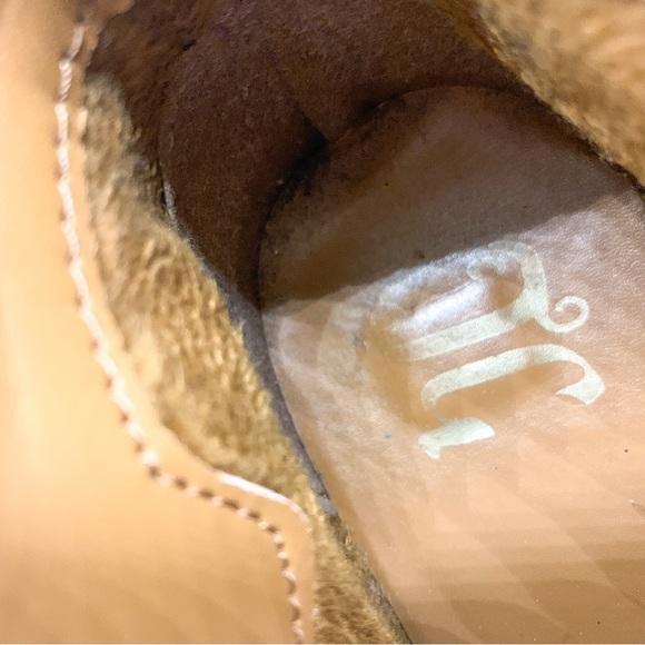 JG Tan Rawhide Booties Size 9 - Picture 6 of 12